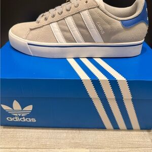 Adidas Campus Vulc J Gray Suede Sneakers